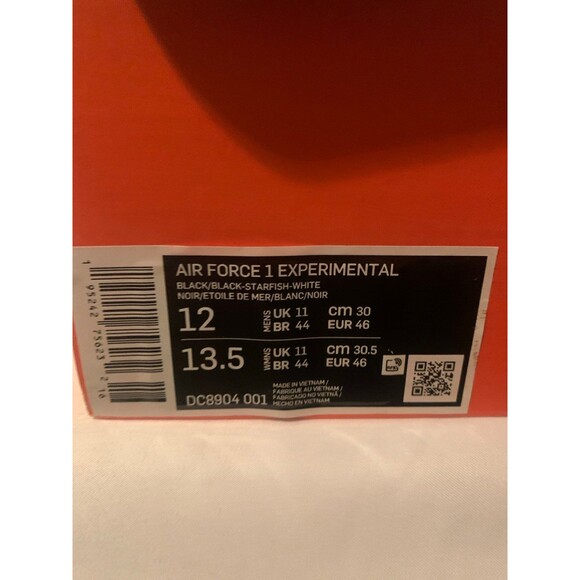 Nike Air Force 1 Experimental Halloween Glow in the Dark w/ Box & Extra Laces